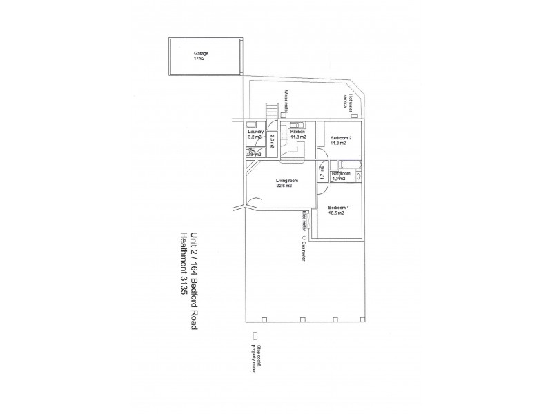 2/164 Bedford Road, Heathmont VIC 3135 Floorplan