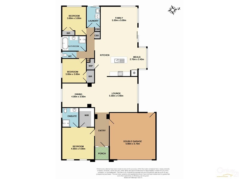 47 Kershaw Drive, Narre Warren South VIC 3805 Floorplan