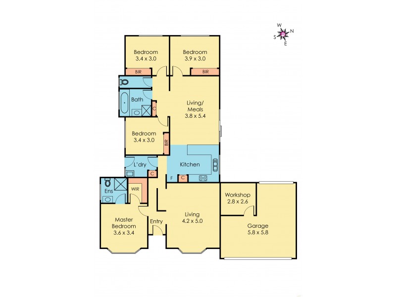 29 Kurrajong Rd, Narre Warren VIC 3805 Floorplan