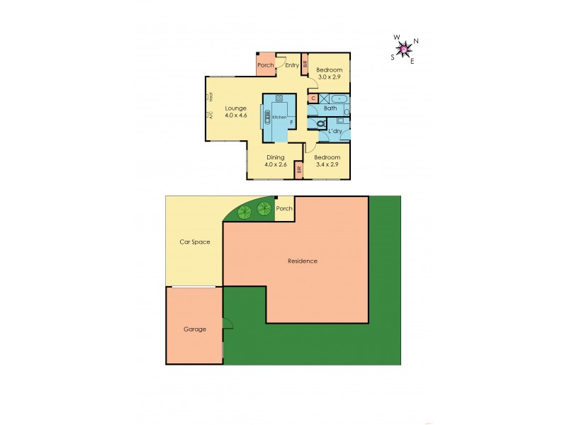 2/14 Wallowa Crescent, Narre Warren VIC 3805 Floorplan