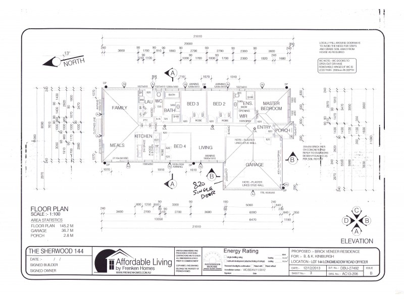 13 Longmeadow Road, Officer VIC 3809 Floorplan