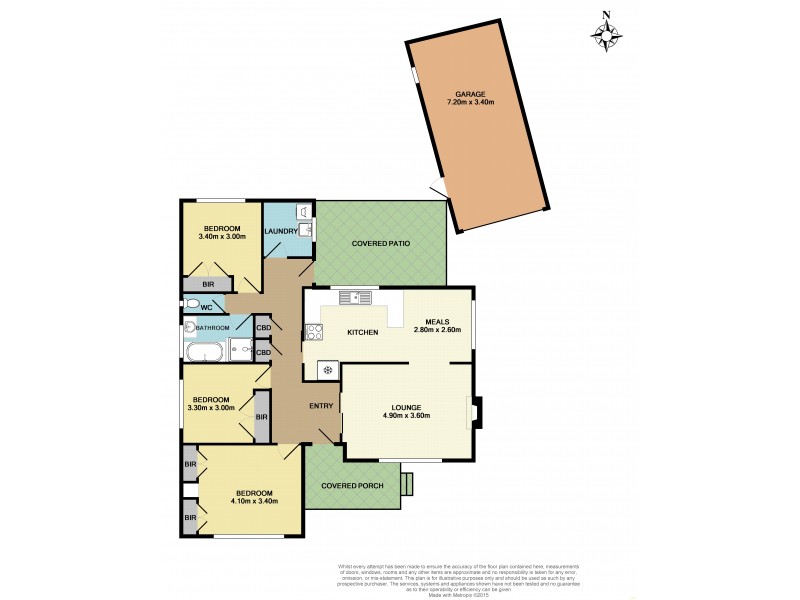 1 Teal Court, Dandenong North VIC 3175 Floorplan