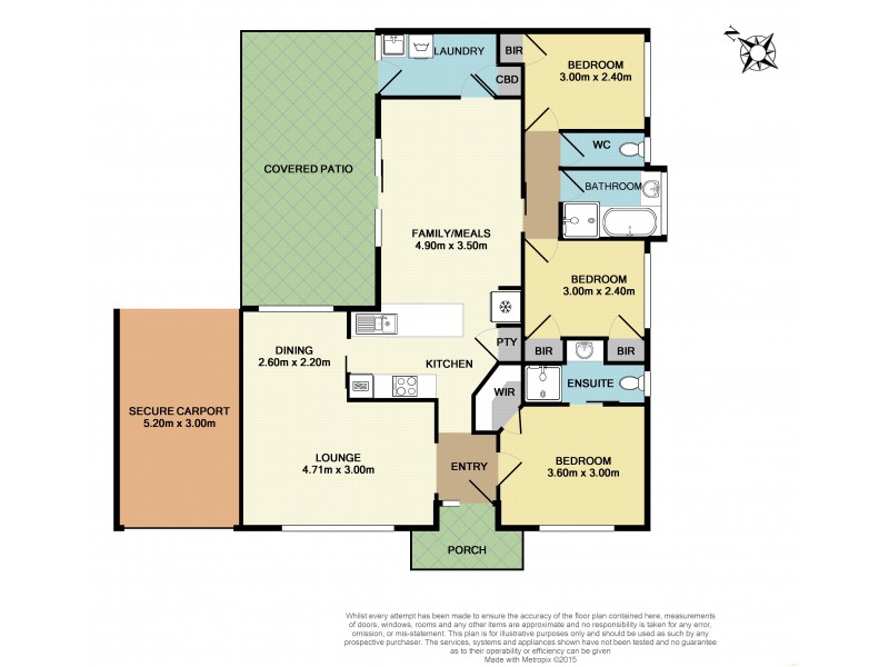 8  Finbar Court, Narre Warren South VIC 3805 Floorplan