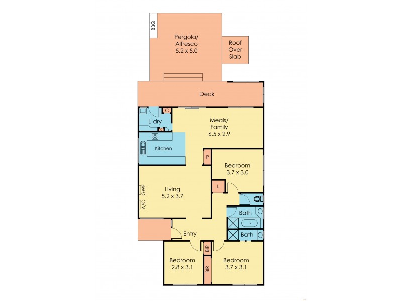 45 Fairbairn Road, Cranbourne VIC 3977 Floorplan