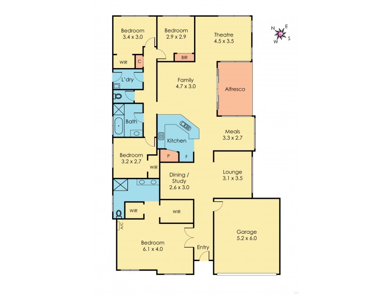 1 Delacy Court, Narre Warren South VIC 3805 Floorplan