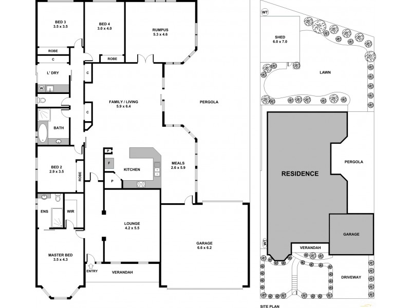 53 Sunningdale Crescent, Cranbourne VIC 3977 Floorplan