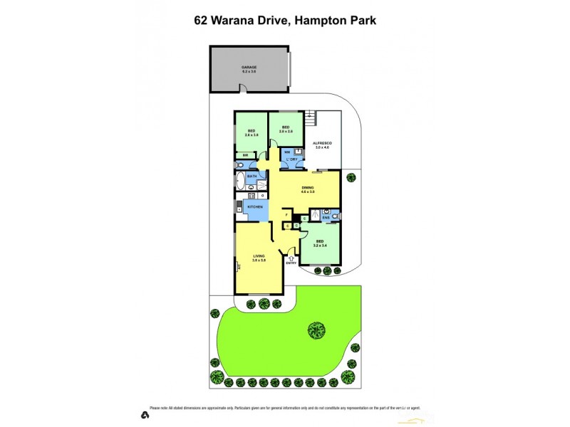 62 Warana Drive, Hampton Park VIC 3976 Floorplan