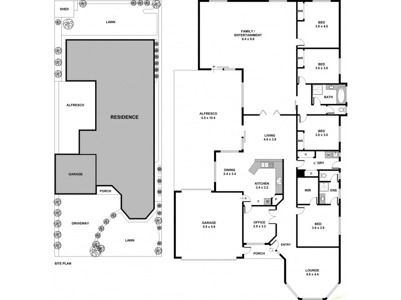 95 Bellevue Drive, Berwick VIC 3806 Floorplan