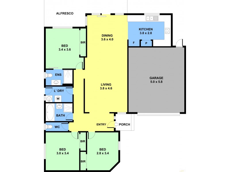 2/1 Lebanon Street, Dandenong VIC 3175 Floorplan