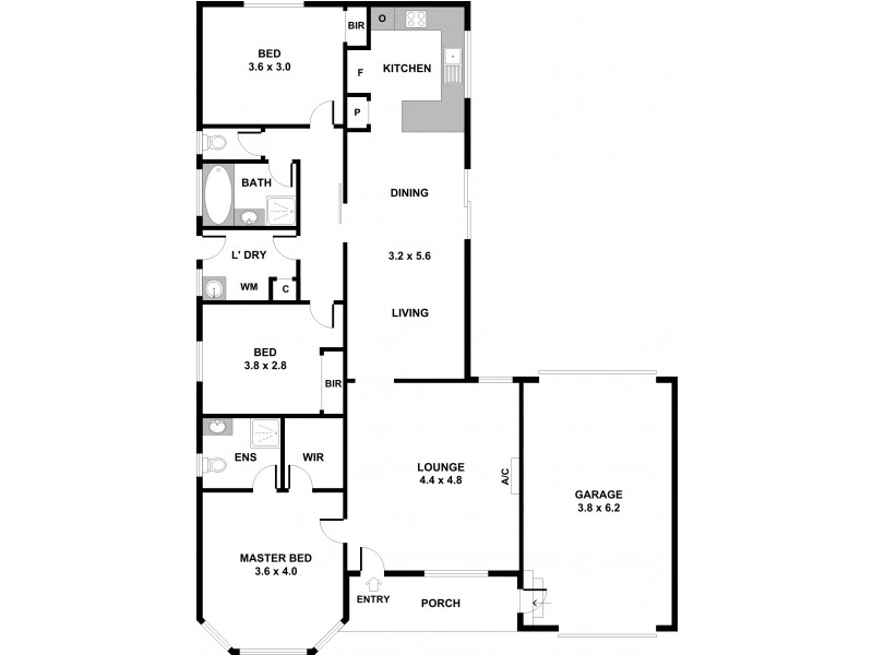 8 Ash Crescent, Pakenham VIC 3810 Floorplan