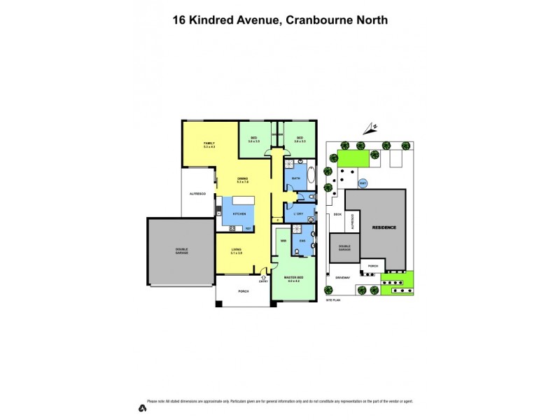 16 Kindred Avenue, Cranbourne North VIC 3977 Floorplan