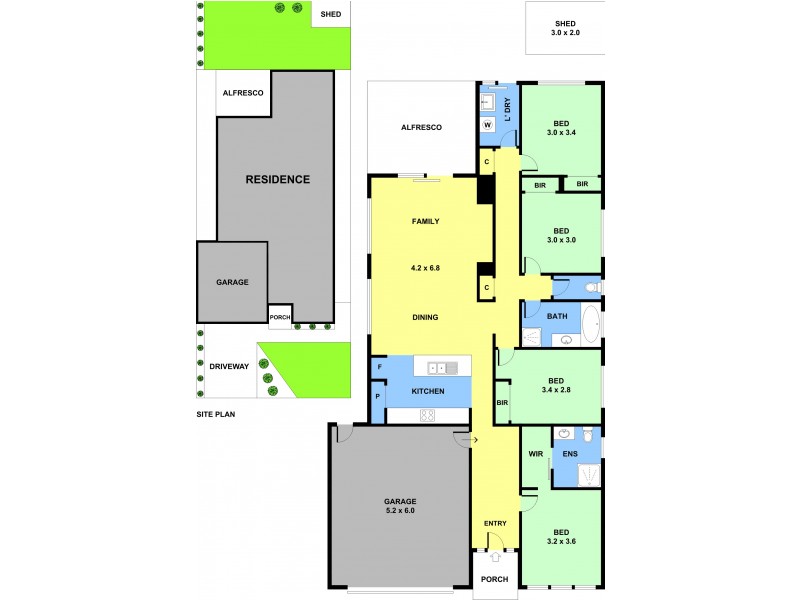 4 Sutton Rise, Cranbourne North VIC 3977 Floorplan