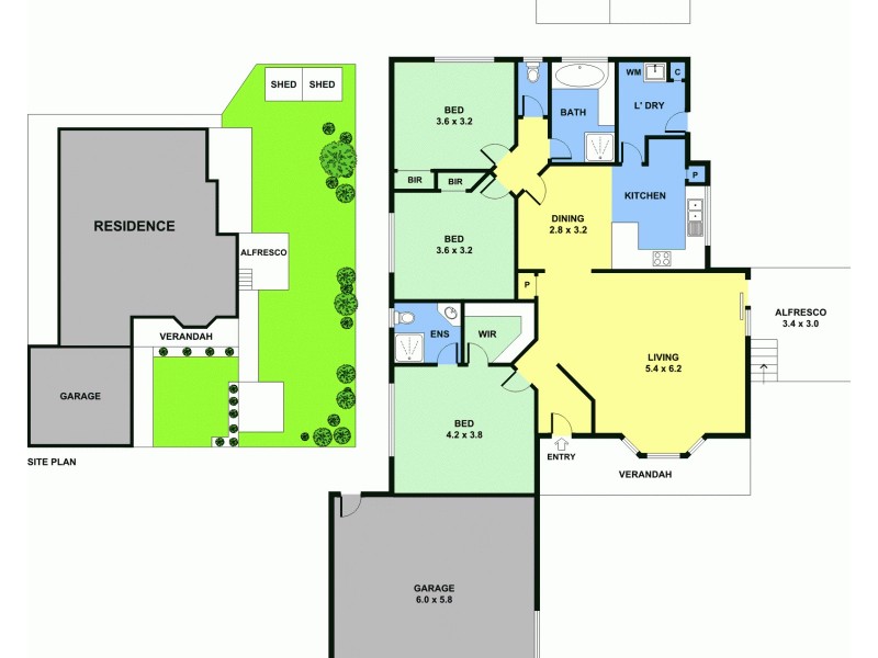 2/9 The Glade, Dandenong VIC 3175 Floorplan