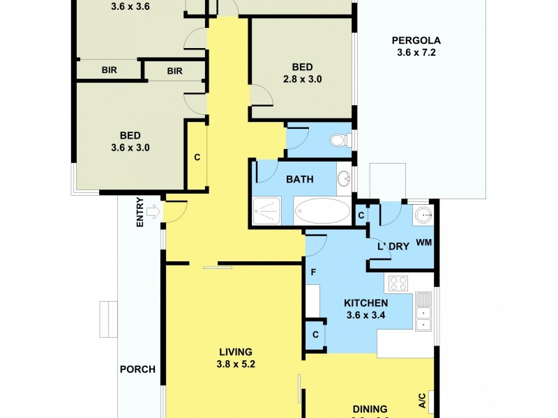 16 Rosalie Avenue, Cranbourne VIC 3977 Floorplan