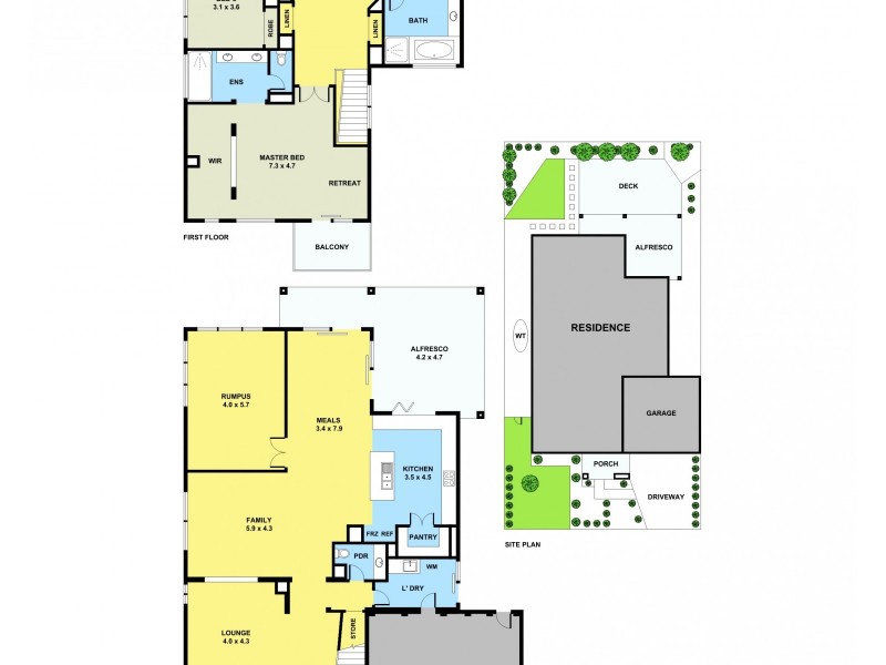 12 Norris Grove, Berwick VIC 3806 Floorplan