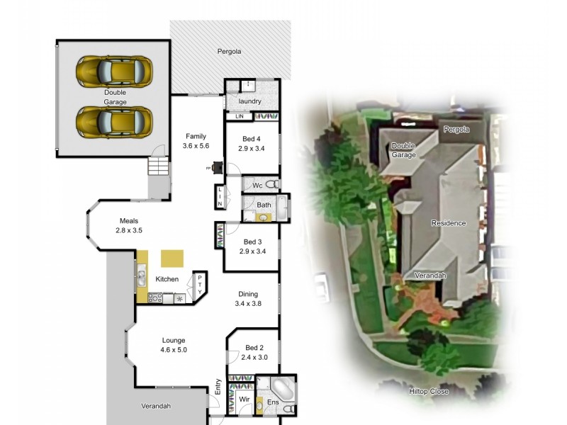 4  Hilltop Close, Narre Warren South VIC 3805 Floorplan