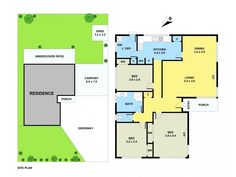 6 Winston Court, Noble Park VIC 3174 Floorplan