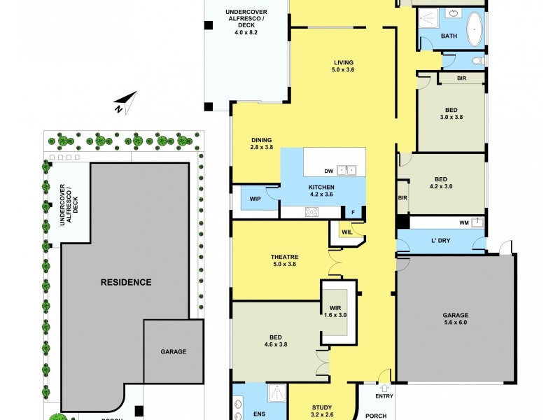 44 Flowerbloom Crescent, Clyde North VIC 3978 Floorplan