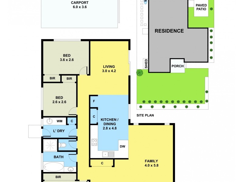 1/56 Essex Park Drive, Endeavour Hills VIC 3802 Floorplan