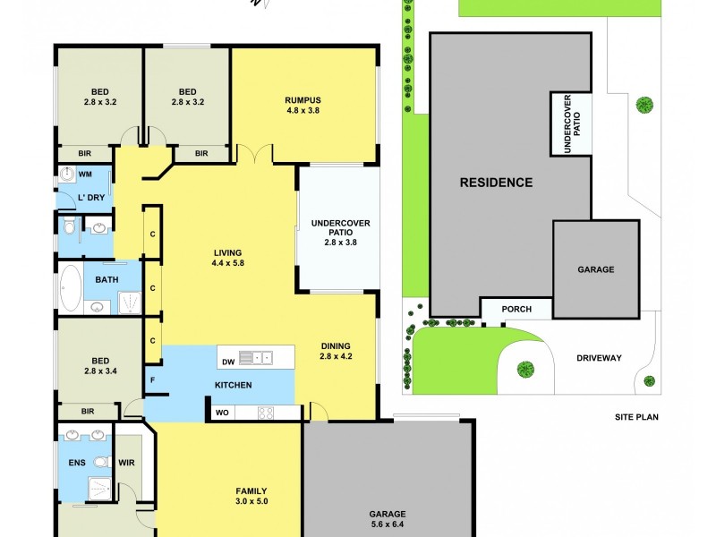 17 Black Caesar Drive, Cranbourne East VIC 3977 Floorplan