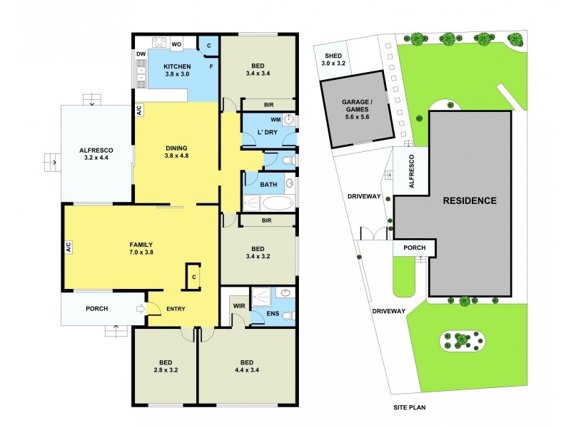 10  Brott Court, Keysborough VIC 3173 Floorplan