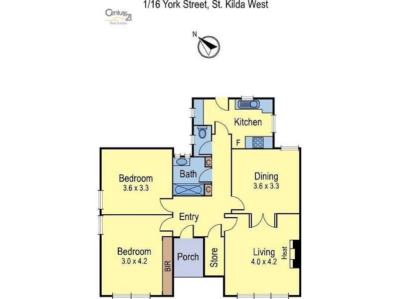 1/16 York Street, St Kilda West VIC 3182