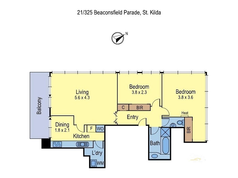 21/325 Beaconsfield Parade, St Kilda VIC 3182