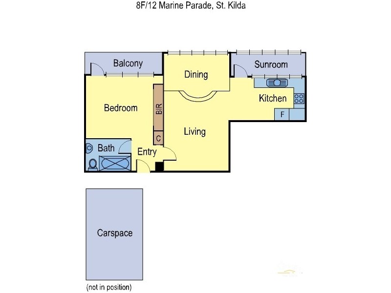 8F/12 Marine Parade, St Kilda VIC 3182