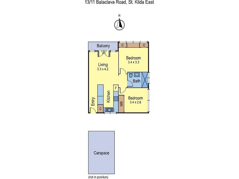 13/11 Balaclava Road, St Kilda East VIC 3183