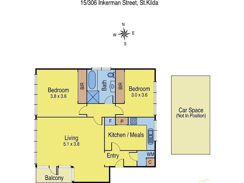 15/306 Inkerman Street, St Kilda East VIC 3183