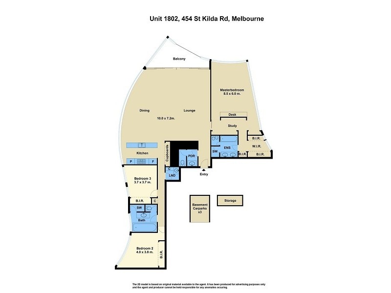 1802/454 St Kilda Road, Melbourne VIC 3000