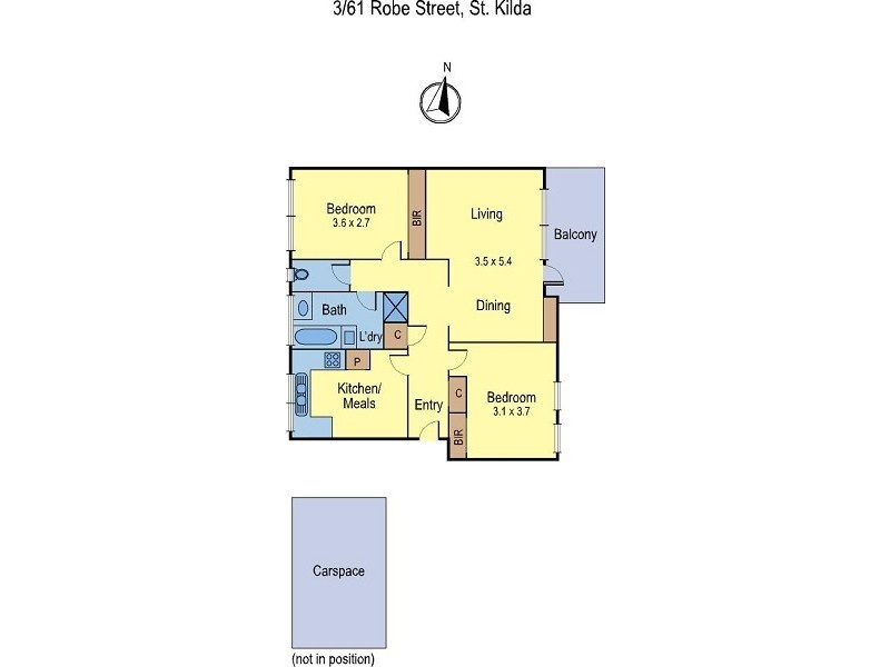 3/61 Robe Street, St Kilda VIC 3182