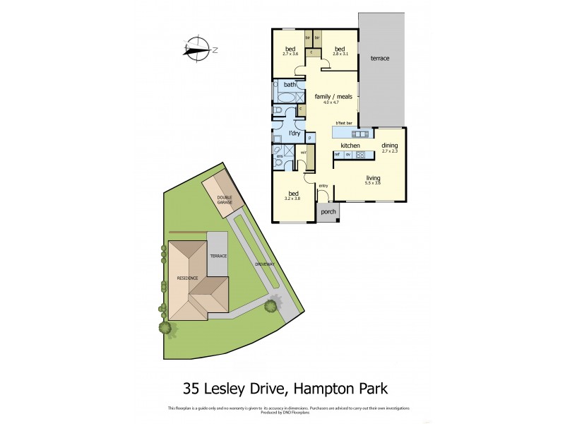 35 Lesley Drive, Hampton Park VIC 3976 Floorplan