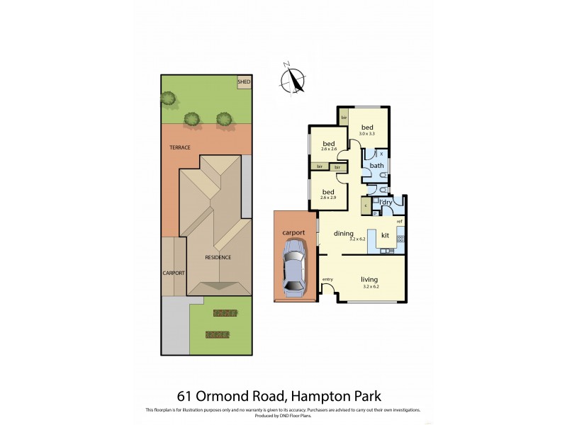 61 Ormond Road, Hampton Park VIC 3976 Floorplan