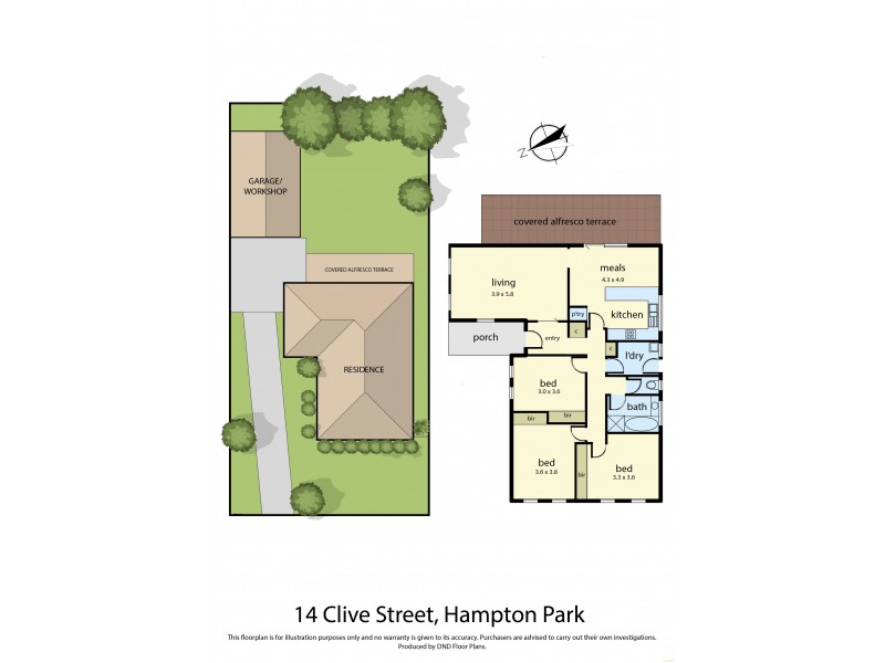 14 Clive Street, Hampton Park VIC 3976 Floorplan