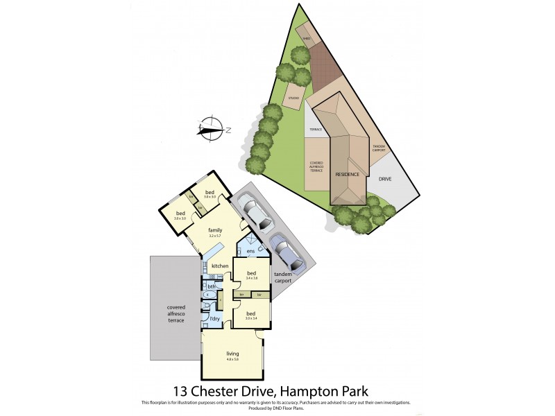 13 Chester Drive, Hampton Park VIC 3976 Floorplan