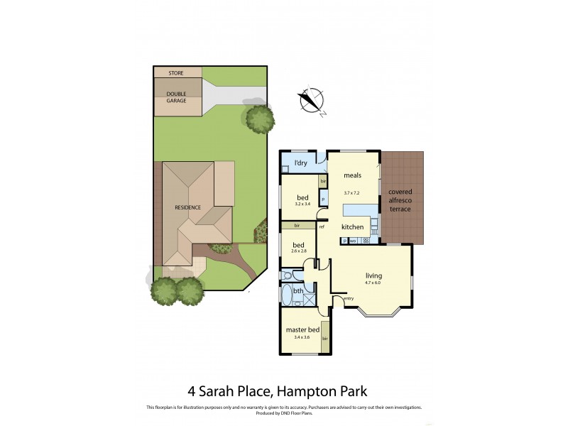 4 Sarah Place, Hampton Park VIC 3976 Floorplan