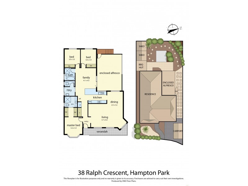 38 Ralph Crescent, Hampton Park VIC 3976 Floorplan