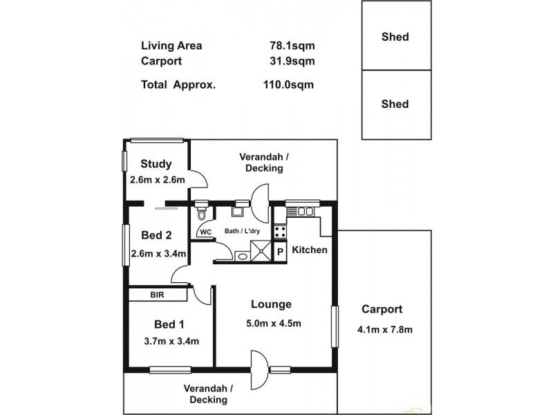 186 Hodgins Road, Hastings VIC 3915 Floorplan