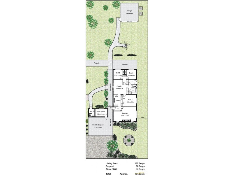 6 Sarrail Street, Crib Point VIC 3919 Floorplan