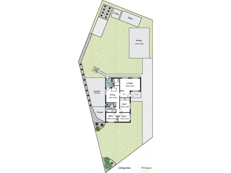 5 Torrens court, Hastings VIC 3915 Floorplan