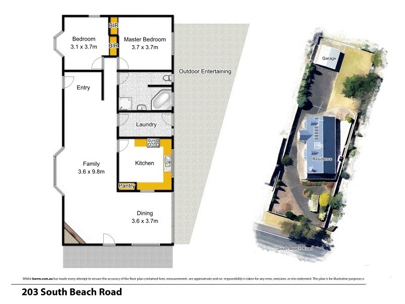 203 South Beach Road, Bittern VIC 3918 Floorplan