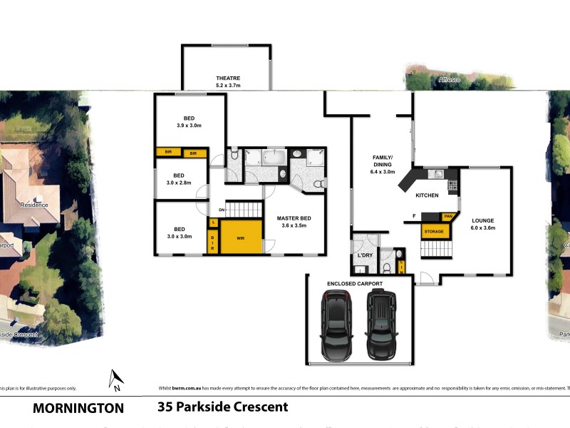 35 Parkside Crescent, Mornington VIC 3931 Floorplan