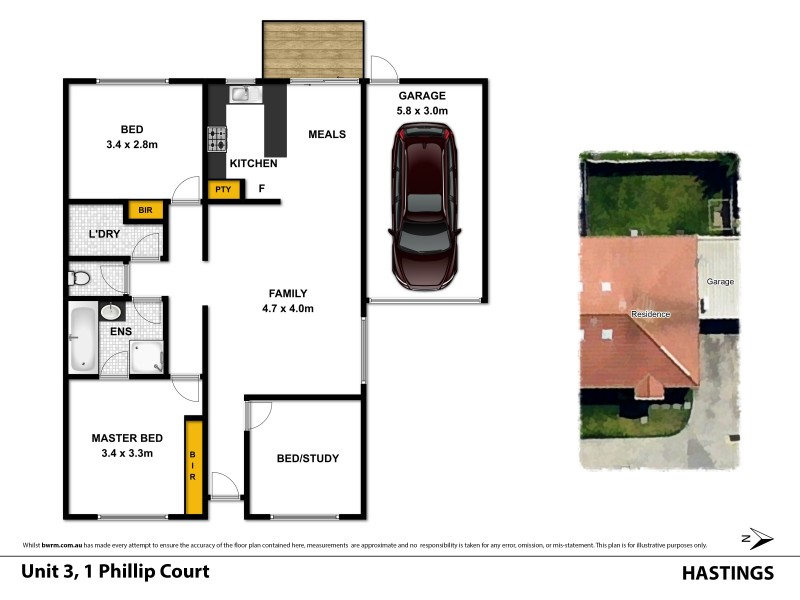 3/1 Phillip Court, Hastings VIC 3915