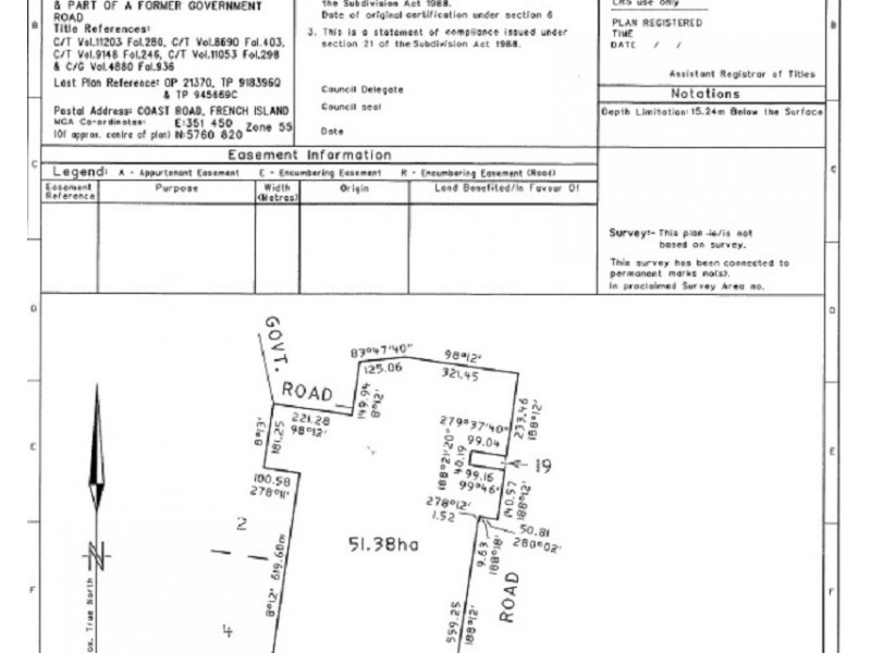 Restructure Lots 1, 2 & 6  Coast Road, French Island VIC 3921