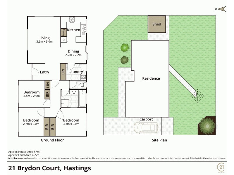 21 Brydon Court, Hastings VIC 3915 Floorplan