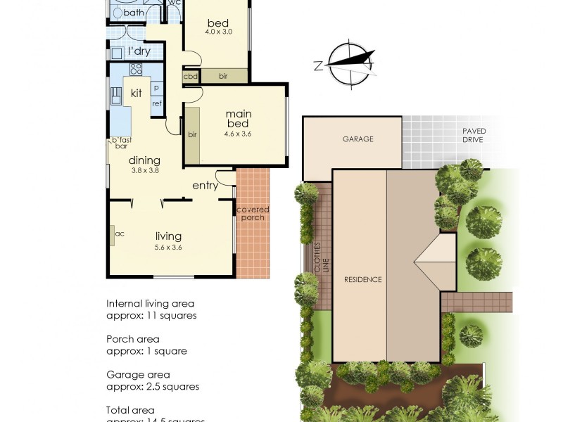 1/71 Victoria Street, Hastings VIC 3915 Floorplan