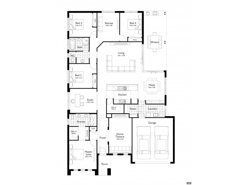 15 Miami Drive, Point Cook VIC 3030 Floorplan