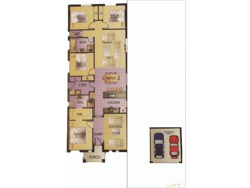 16 Jemma Avenue, Point Cook VIC 3030 Floorplan