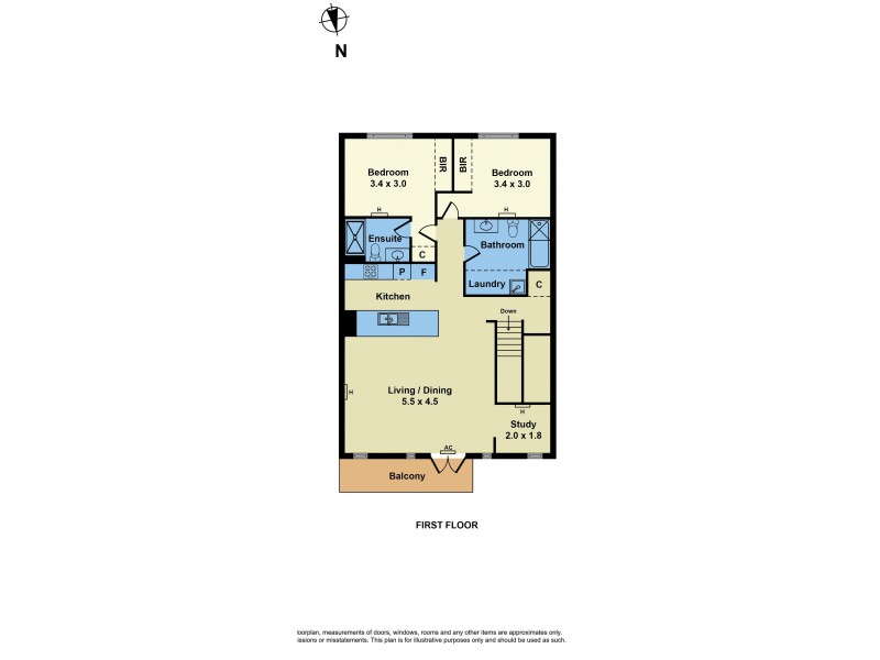 2/15 Tom Roberts Parade, Point Cook VIC 3030 Floorplan